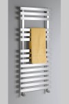 Grzejnik łazienkowy 600x1500mm, 491 W stal nierdzewna szczotkowana 