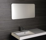 Lustro 100x50cm, prostokąt, zaokrąglone rogi, bez uchwytów ISHAPE 