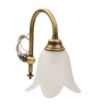 Lampa nad lustro/szafkę retro E14 40W, 230V, APUANE brąz