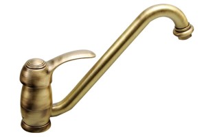 Bateria kuchenna 23,5 cm  obrotowa wylewka , antyczny mosiądz RETRO VANITY