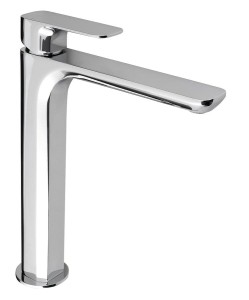 Bateria umywalkowa wysoka z przedłużoną wylewką chrom SPY