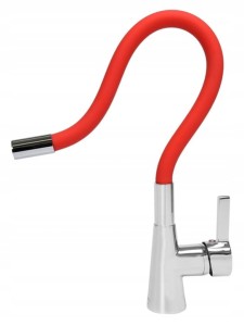 Bateria zlewozmywakowa 54 cm,FLEX  czerwona