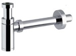 Syfon umywalkowy 1'1/4, odpływ 32mm, KING chrom 
