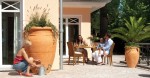 Stylowy zbiornik na deszczówkę poj. 250 L antyczna amfora terracotta