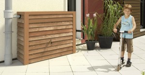 Zbiornik na deszczówkę przyścienny 350 L WOODY light
