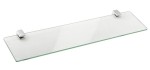Półka szklana 50x10 cm chrom SAMBA 