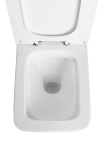Miska WC wisząca 36x52 cm, deska WC Slim soft close RIMLESS PORTO