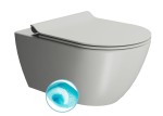 Miska WC wisząca 55x36 cm, ceramika  cenere dual-mat PURA SWIRLFLUSH
