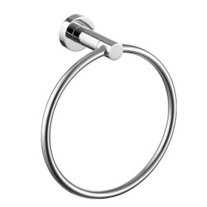Okrągły wieszak  RELING na ręcznik 18cm chrom,Modern