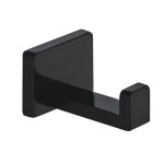 Haczyk pojedynczy wieszak na ręczniki 5,8 cm czarny mat, Darling 