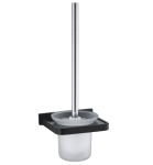 Szczotka do WC 38cm wisząca czarny mat,Darling 