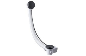 Przelew wannowy L100cm z syfonem, 1001/1151/100/CZARNY MAT  