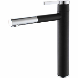 BATERIA UMYWALKOWO/ZLEWOZMYWAKOWA  29,4cm WYSOKA CZARNY/CHROM