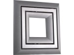  Grzejnik dekoracyjny 650x650mm 380 W srebrny ze strukturą ,PROPOLI 