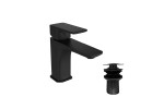 BATERIA UMYWALKOWA 16,4cmZ KORKIEM CLICK-CLACK  CZARNY MAT,KERIA 
