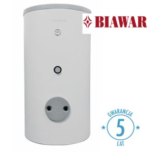 Wymiennik C.W.U. 750L z wężownicą spiralną,praca z grzałką 1,5kw do 18kw,BIAWAR MEGA W-E 750.81N stojący     