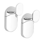 Wieszak haczyk na ręczniki para ZERO chrom