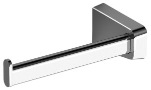 Wieszak na papier toaletowy ZEN chrom mosiądz 158x68 mm