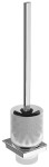 Szczotka WC naścienna 82x411x92 mm ZEN chrom mosiądz/szkło