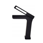 BATERIA UMYWALKOWA 24,5cm WYSOKA CZARNY MAT,TREVI BLACK 