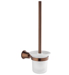 Szczotka do WC wisząca 38cm miedź antyczna,Art Line 