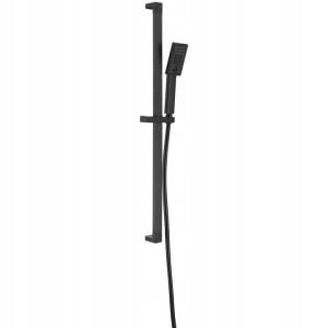 Zestaw prysznicowy suwany 77,5cm 3-funkcyjny czarny mat,JimJim