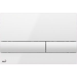 Przycisk sterujący do systemów podtynkowych 24,7x16,5cm, biały-połysk  Alcaplast  
