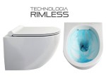 MUSZLA WC RIMLESS +DESKA WOLNOOPADAJĄCA SLIM DUROPLAST ,VERA