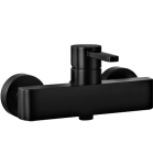 Bateria prysznicowa ścienna  czarny półmat,DARLING 