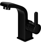 Bateria umywalkowa 17cm czarny półmat,DARLING 