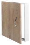 Drzwiczki rewizyjne inspekcyjne 60x60x8,8 cm dąb platynowy MDF