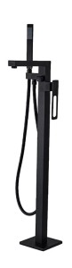 CZARNA BATERIA 93 cm  WANNOWA WOLNOSTOJĄCA 
