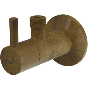 Zawór kątowy z filtrem 1/2"×3/8" mosiądz antyczny ,ANTIC 