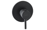 Bateria natryskowa podtynkowa 10x10cm czarny mat,Futuro