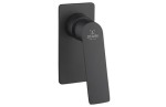 Bateria natryskowa podtynkowa 13,4x6cm czarny mat ,Sleek