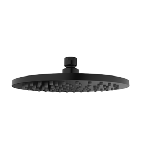 Deszczownica 20 cm ,1-funkcyjna czarny mat SLIMLINE