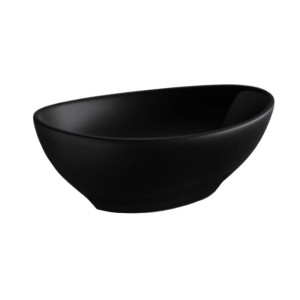 UMYWALKA NABLATOWA  40,7x33,1x13,5 cm CERAMICZNA CZARNA MAT