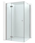 KABINA PRYSZNICOWA 120x100 cm/8 mm otwierana, chrom       