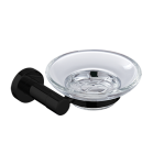 Mydelniczka wisząca czarny mat/szkło,Modern 