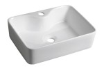 Umywalka ceramiczna nablatowa 48x13,5x37 cm,BALENA