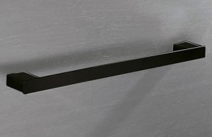 Wieszak na ręczniki 60 cm mosiądz,Lounge Czarny  mat       
