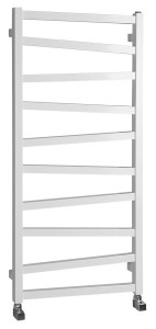 Grzejnik łazienkowy 500x1096 mm 406 W biały seria ZIG