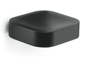 Mydelniczka 12,1x11x3 cm,Qutline czarny mat  