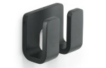 Wieszak punktowy podwójny 8,4x7x4,6 cm ,Qutline czarny mat     