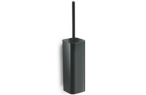 Szczotka wisząca WC 39x9,9x8 cm ,Qutline czarny mat          