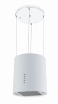 Okap kuchenny wyspowy  520m3/h LED 35 cm + filtry, BIAŁY TANGO
