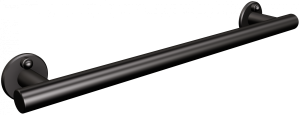 UCHWYT PROSTY PRYSZNICOWY 47 cm/ 120 kg, CZARNY MAT  