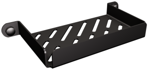 LOFT- MYDELNICZKA AŻUROWA MAŁA  16,3x2x7,8 cm CZARNY MAT, TECH   