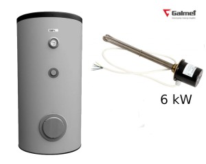 Zasobnik  bez wężownicy SG(S) 200l z grzałką 3 kW Galmet 
