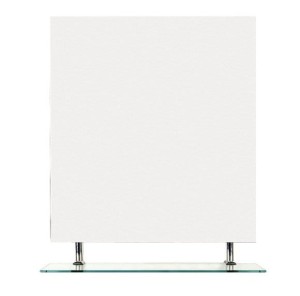 Lustro z półką 80x80 cm seria WEGA 